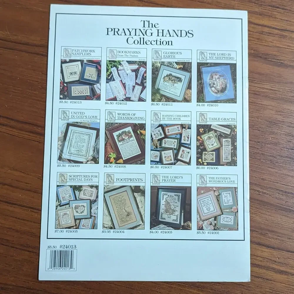 Praying Hands Patchwork Samplers Cross Stitch Pattern Book